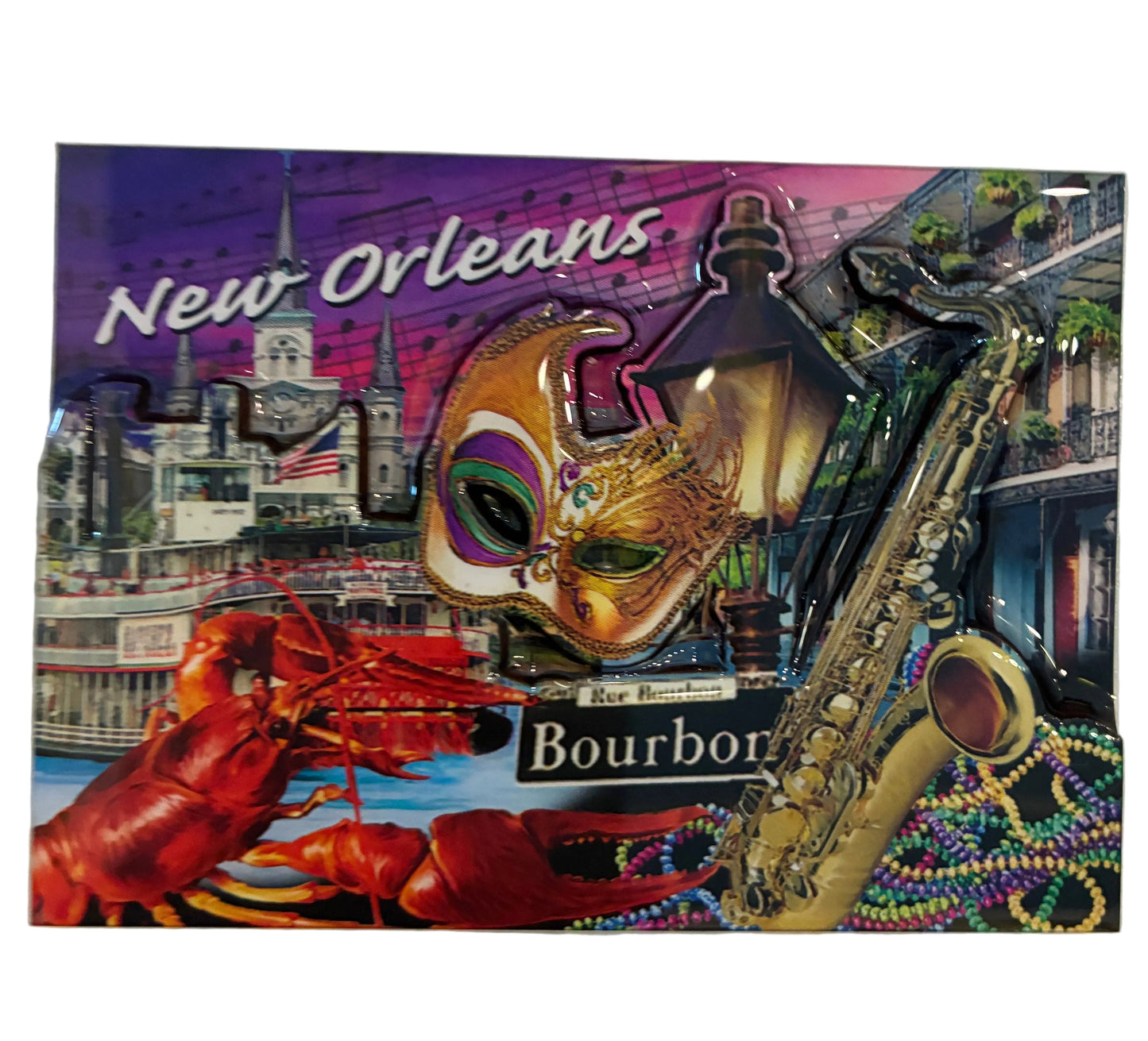 3D COLLAGE MAGNET