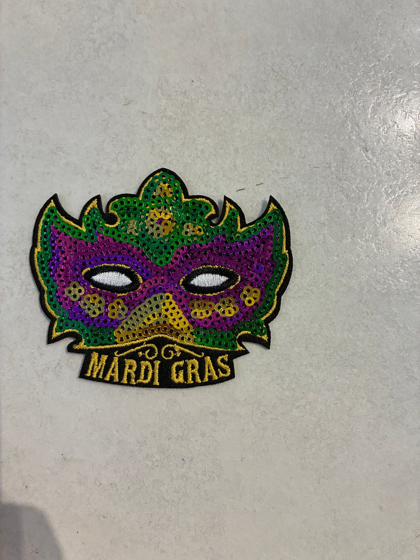 Mardi Gras Mask Patches