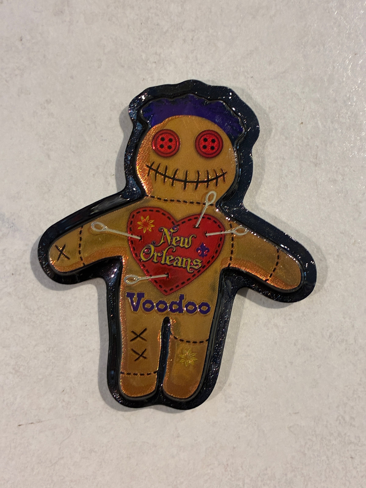 MDF VOODOO DOLL MAGNET