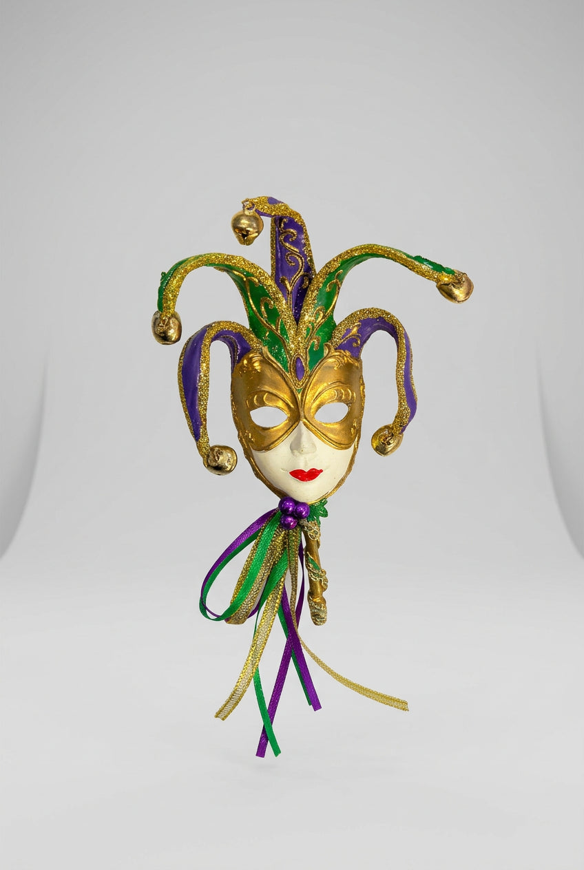 MARDI GRAS MASK BELLS ORNAMENT