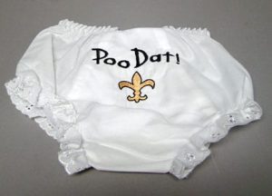 Poo Dat Embroidered Baby Bloomers