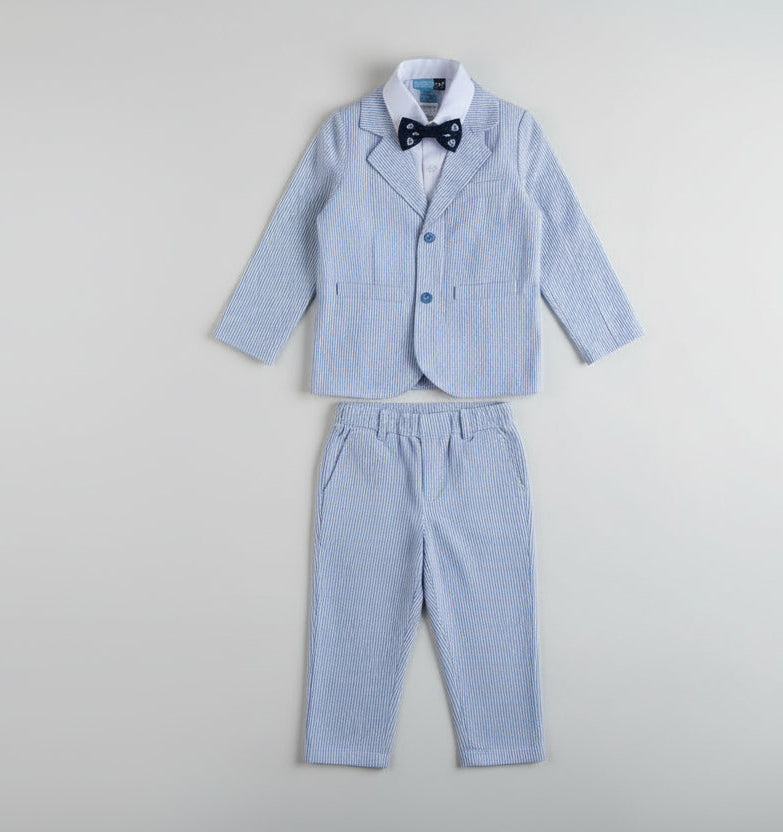 BOY 4PC SEESUCKER/SUIT