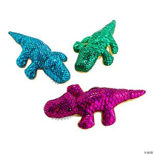 Assorted 9” Plush Gators