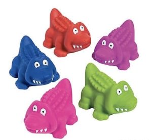 Asst Colorful Gator Bath Buddy Squirter Toys