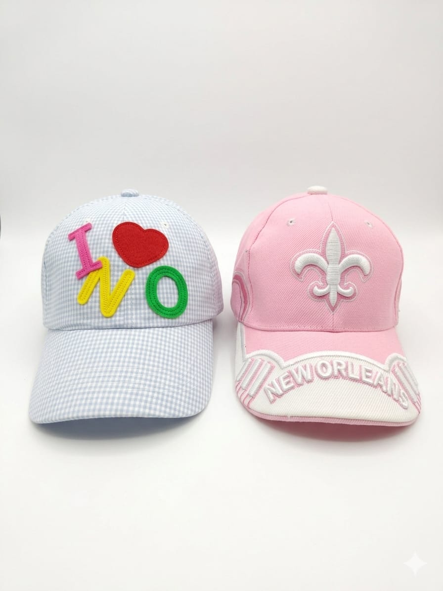 I LOVE NO AND PINK FLD CAP
