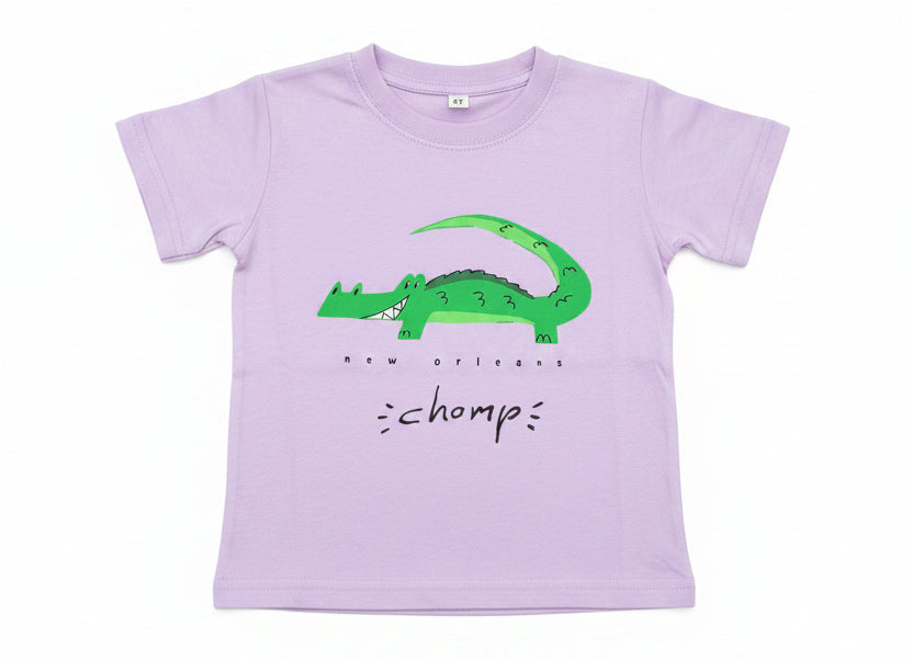 GATOR CHOMP CHOMP ORCHID T-SHIRT