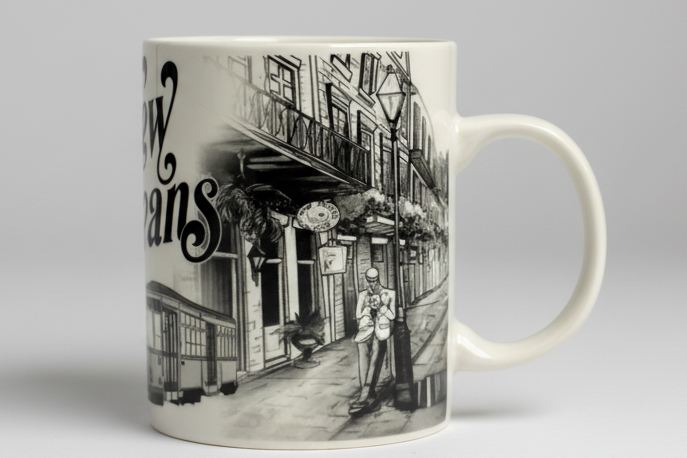 STREET CAR CERAMIC MUG