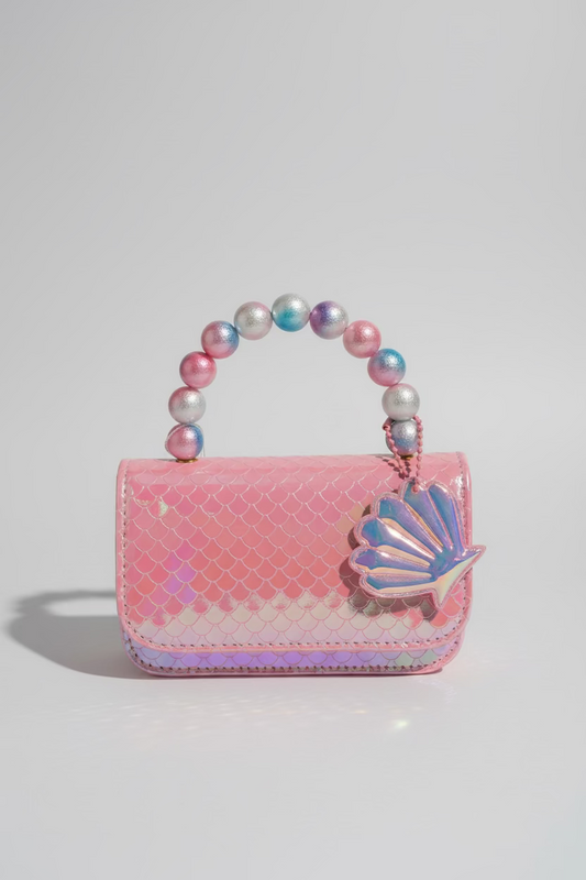 MERMAID PEARL HANDLE SEADHELL BAG