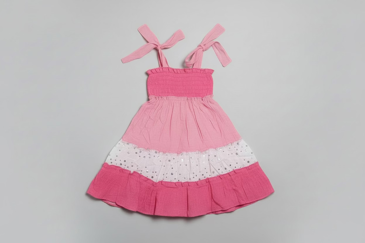 THREE TIE KNOT DRESS