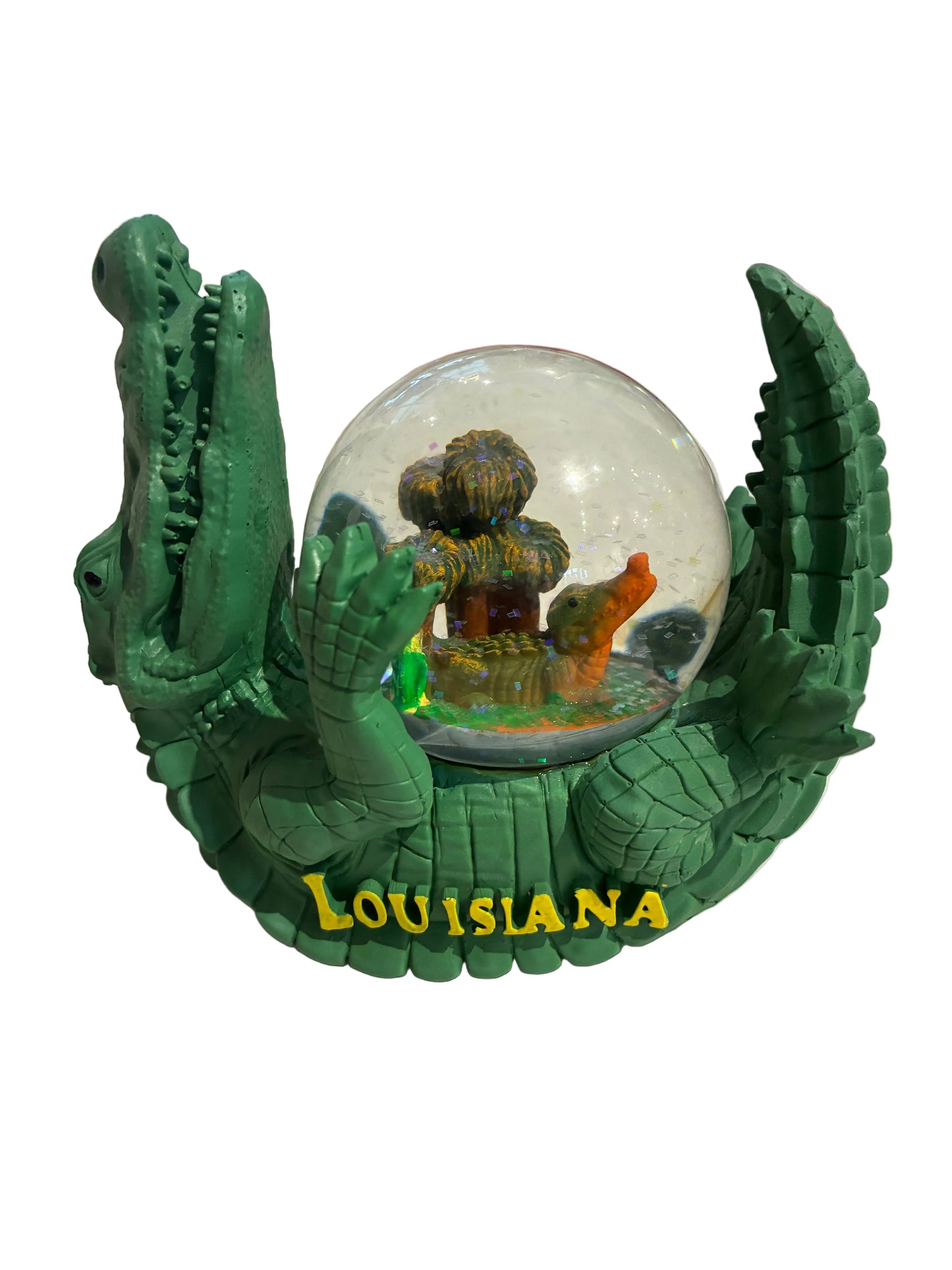 LAYING GATOR GLOBE