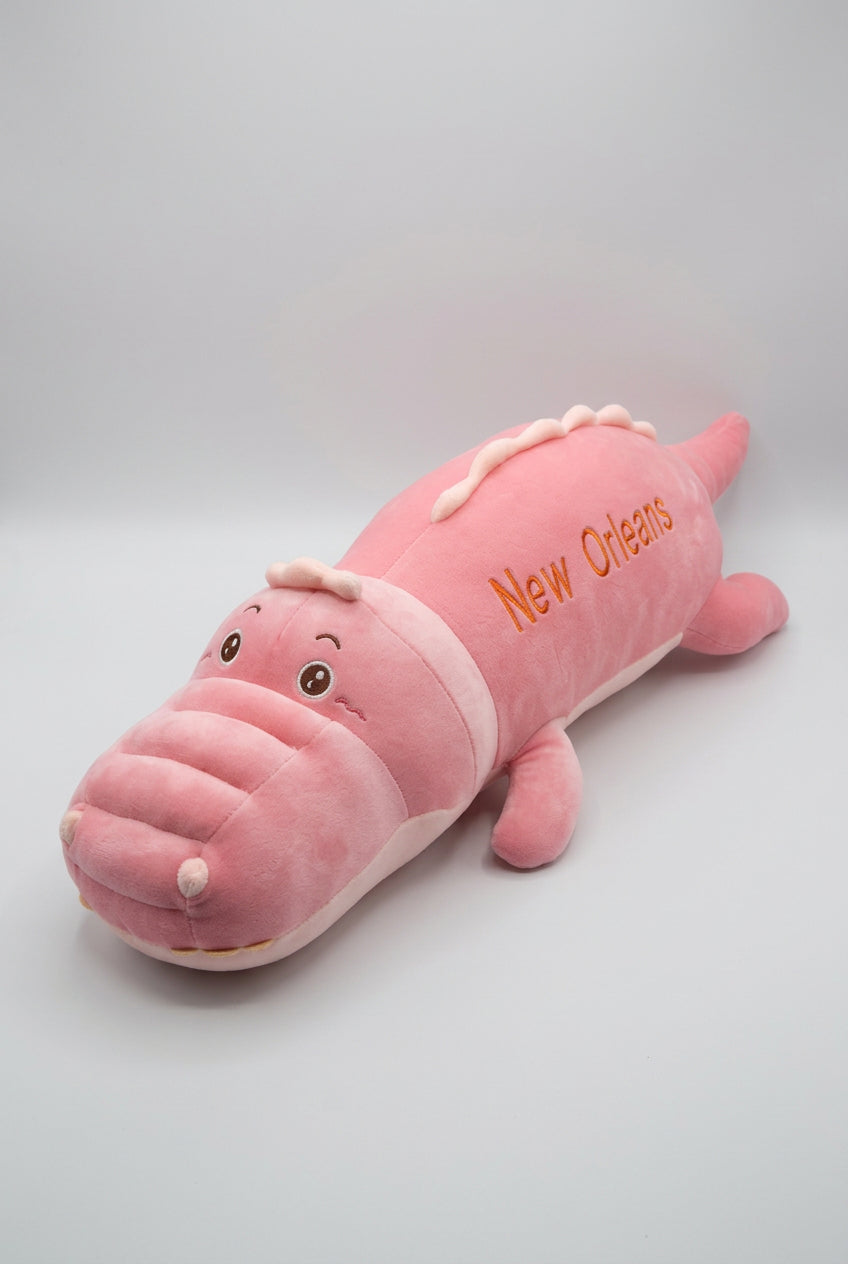 BIG PINK ALLIGATOR PLUSH