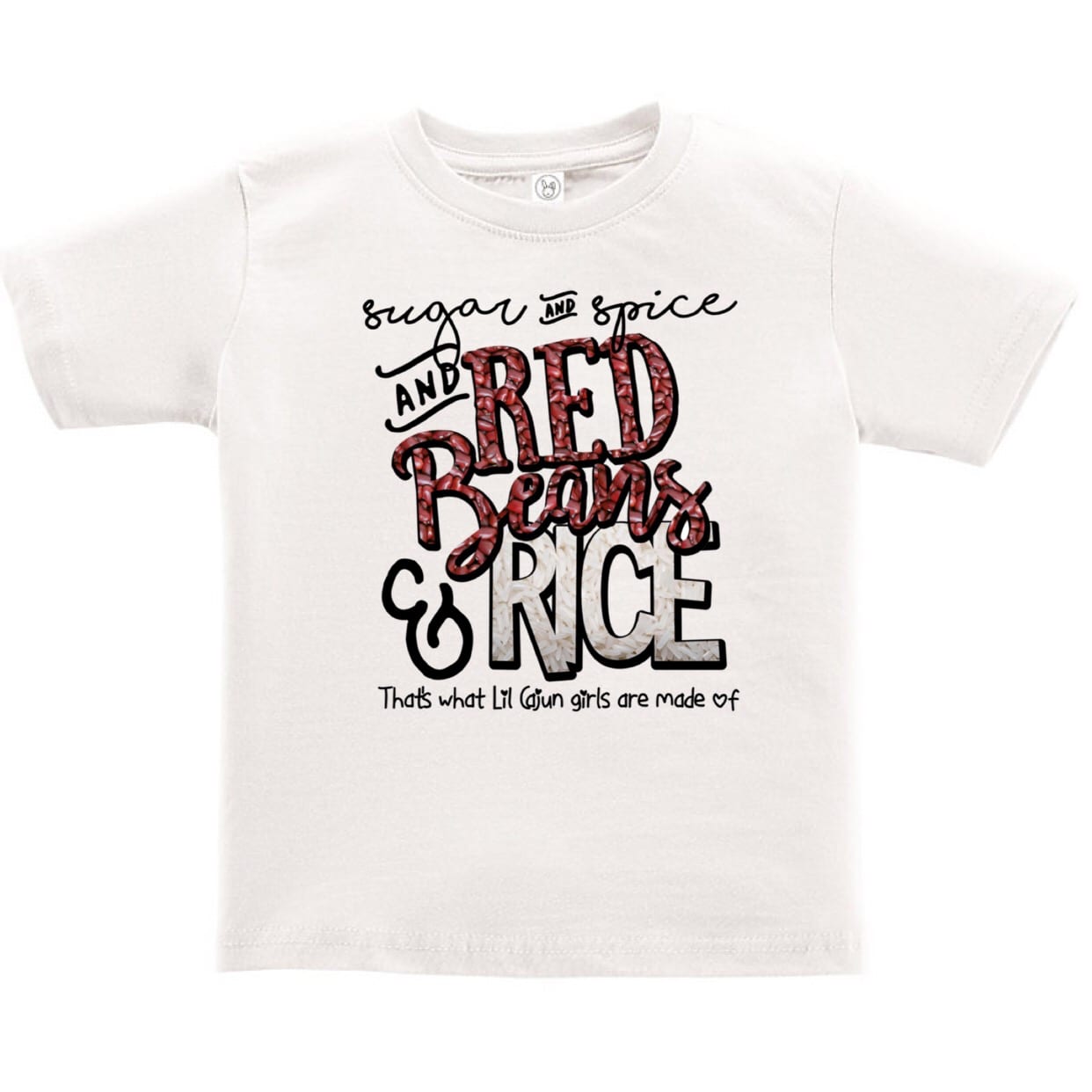 Sugar and Spice and Red Beans and Rice Toddler Tee
