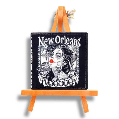 Voodoo Lady Ceramic Magnet