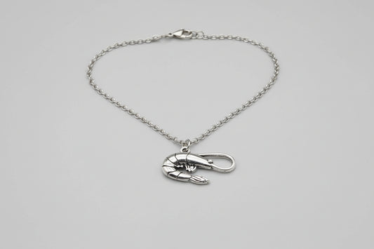 Silver Shrimp Necklace