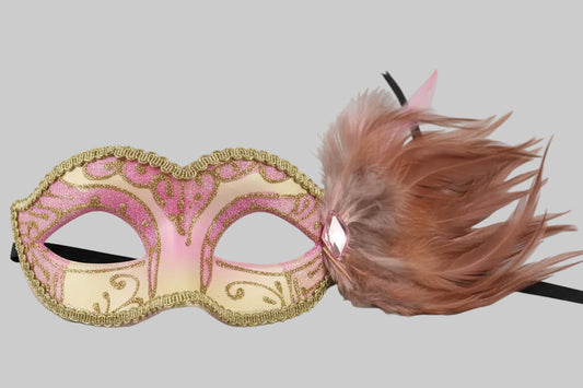 MARDI GRAS MASKS RIGHT LEATHER