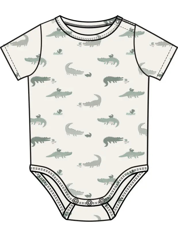 Later Gator - Bodysuit with Snap Shoulder
