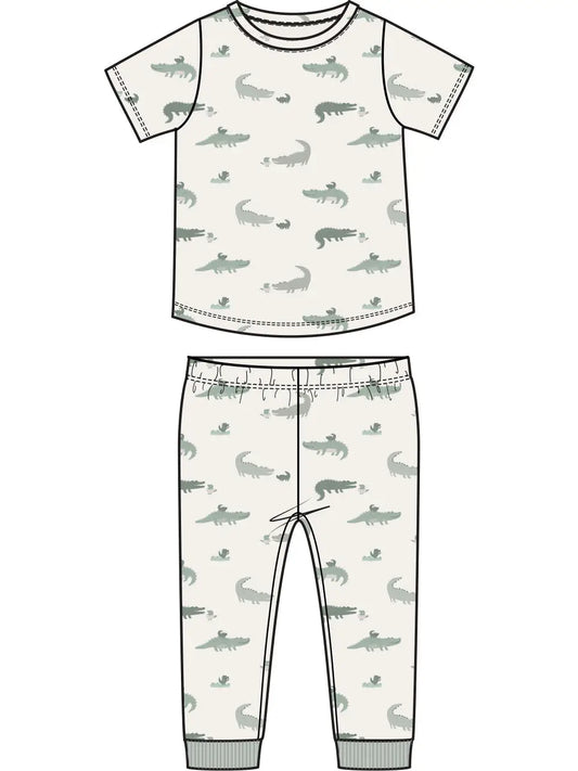 Later Gator - Short Sleeve Loungewear Set