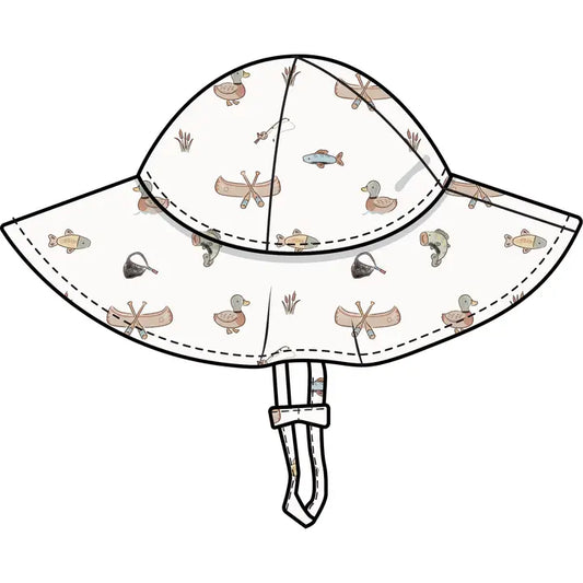 Little Angler - Wide Brim Sun Hat