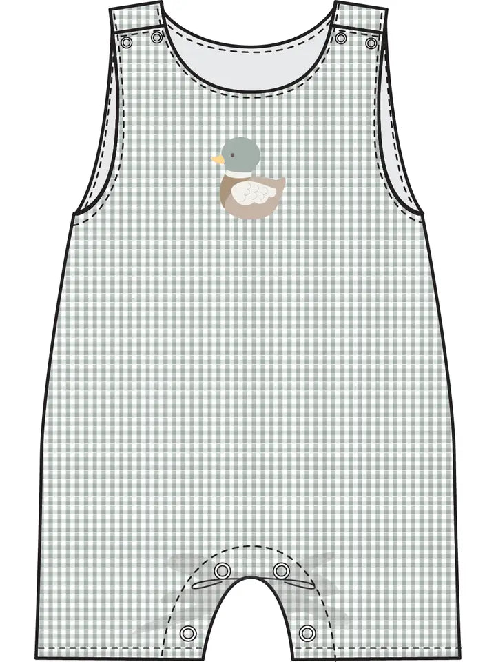 Little Mallard - Jon Jon with Short Sleeve Bodysuit