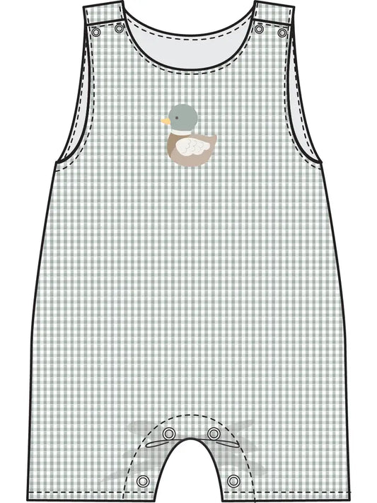 Little Mallard - Jon Jon with Short Sleeve Bodysuit