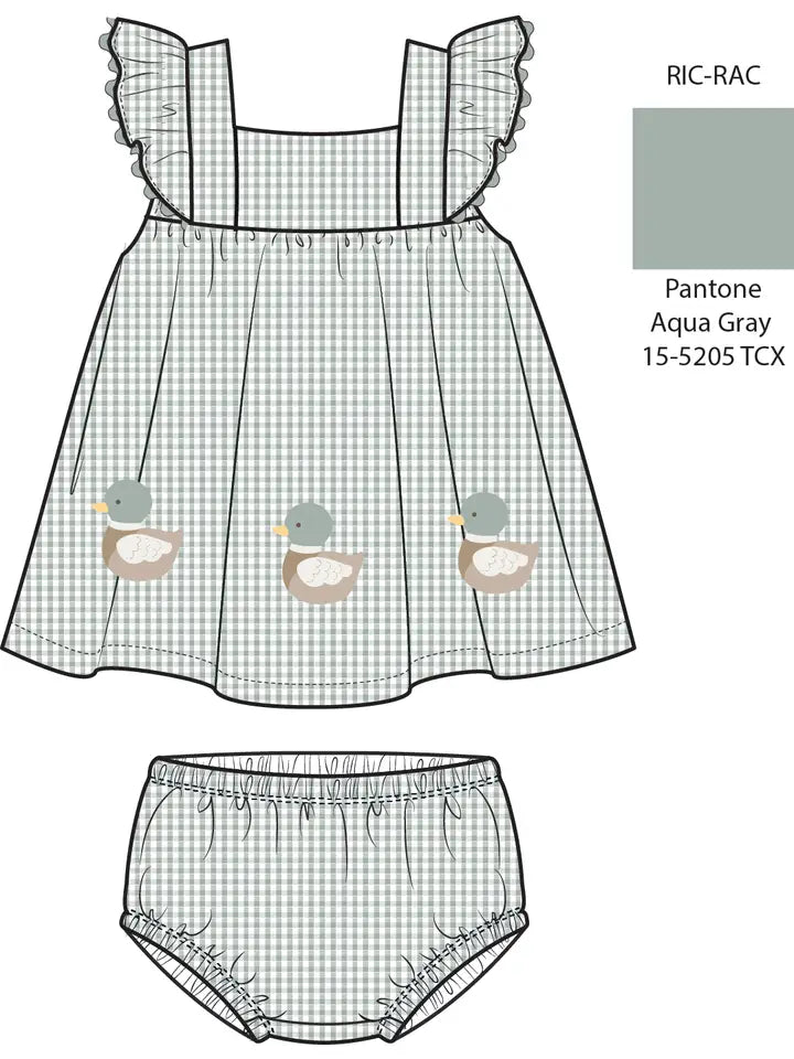 Little Mallard - Sundress with Bloomer