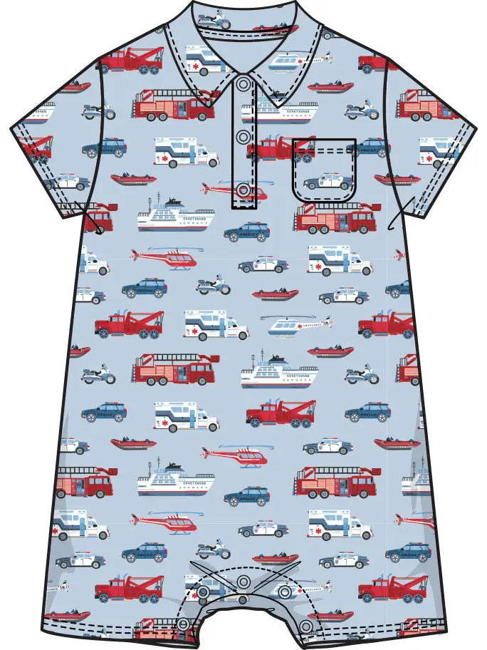 Rescue Vehicles - Polo Shortie