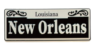 NEW ORLEANS STREET SIGN MAGNET