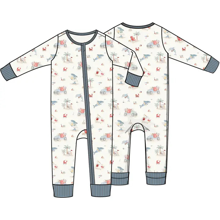 Sea Creatures Beach Day - Convertible Romper
