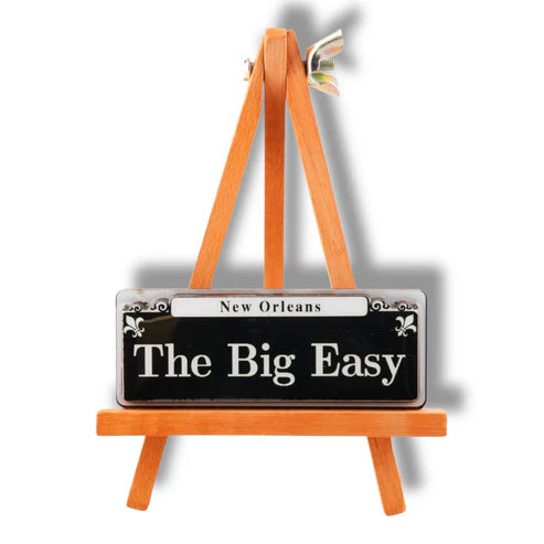 The Big Easy Wooden Street Sign Magne