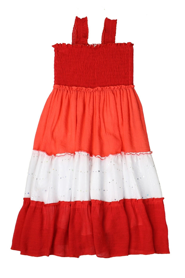 COLOR MAXI DRESS