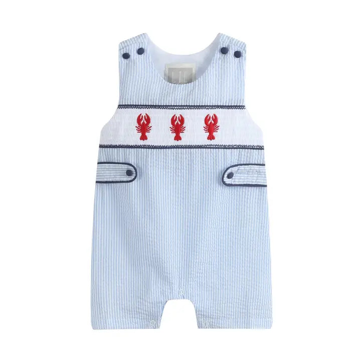 BLUE STRIPE CRAWFISH SMOKED SHORTALLS