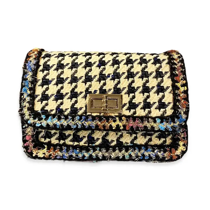 HOUNDSTOOTH PURSE
