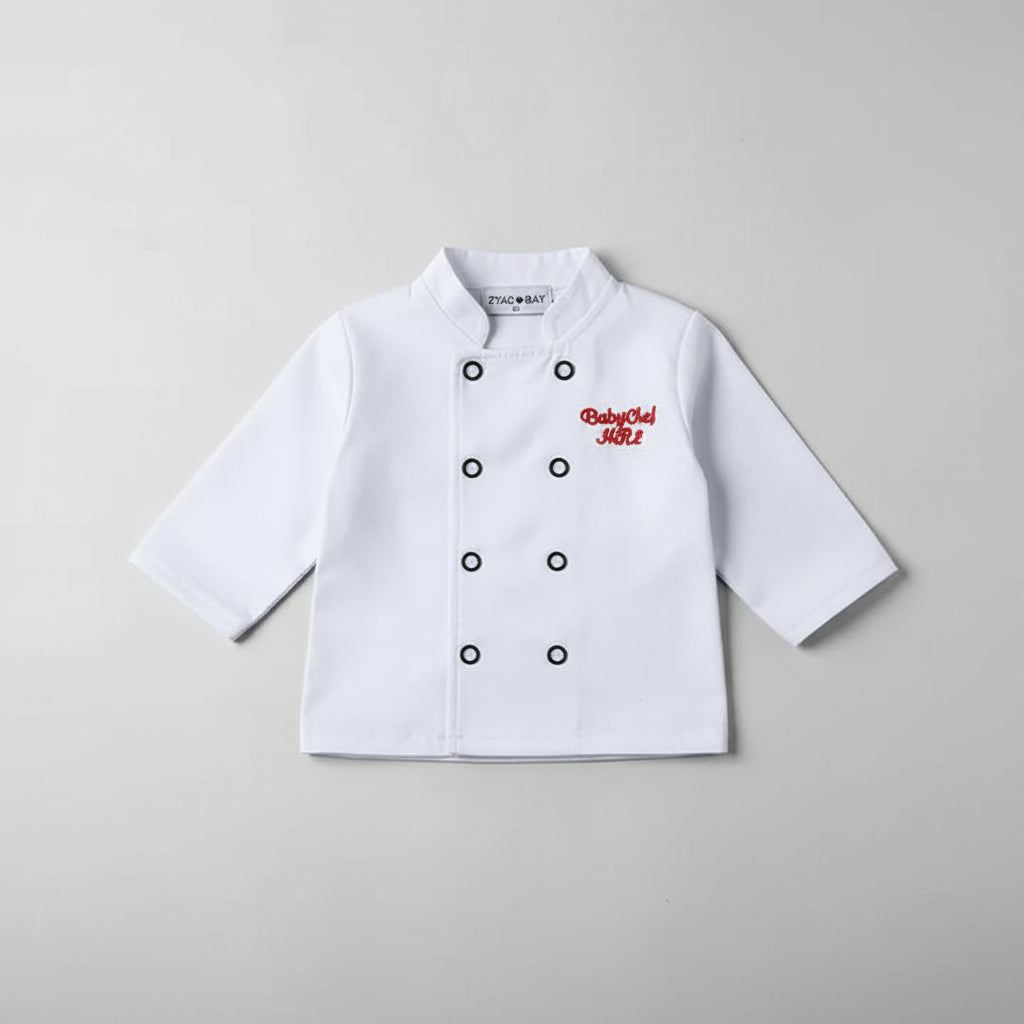 WHITE BABY COOK CHEF 3 PIECE COSTUME SET