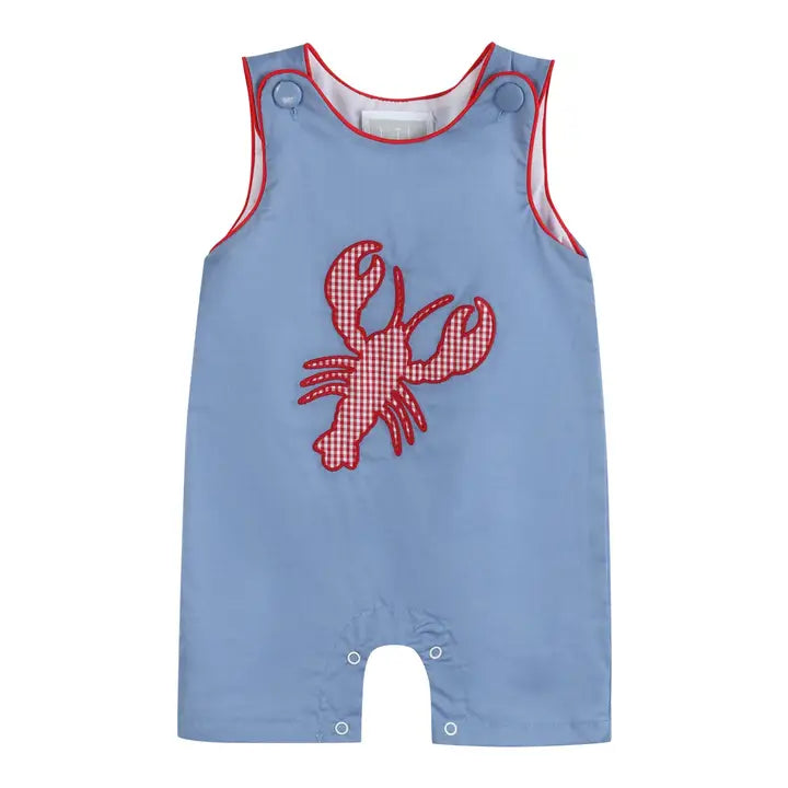 DENIM LOOK CRAWFISH ROMPER