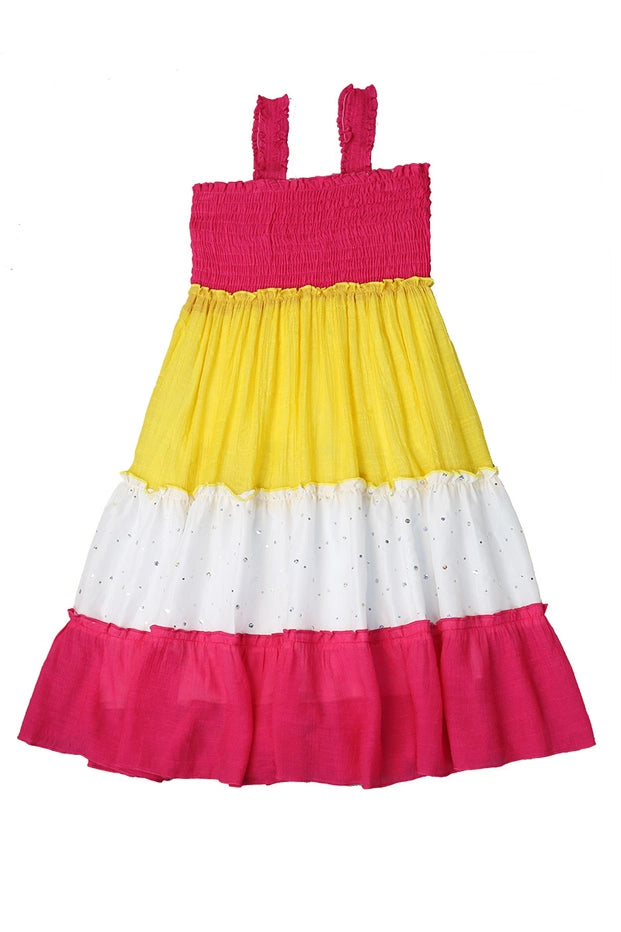 COLOR MAXI DRESS
