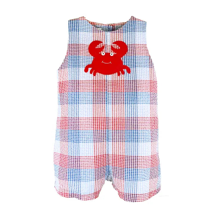 CRAB APPLIQUE SUNSUIT