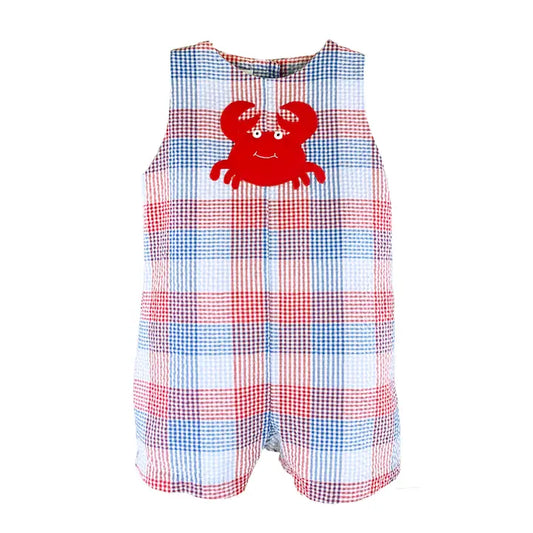 CRAB APPLIQUE SUNSUIT