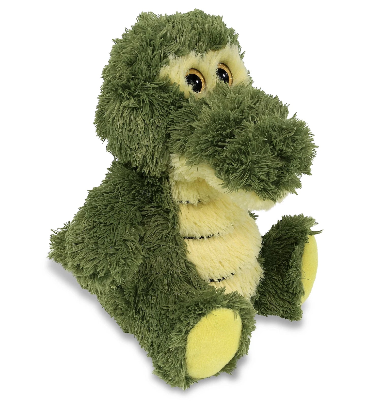 BIG EYE PLUSH SITTING ALLIGATOR