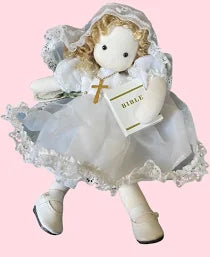 BLONDE CHRISTENING CELEBRATIONS MUSICAL DOLL