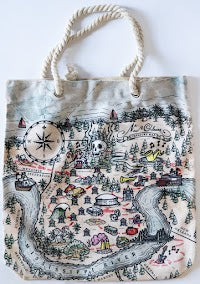 Treasure Map Tote